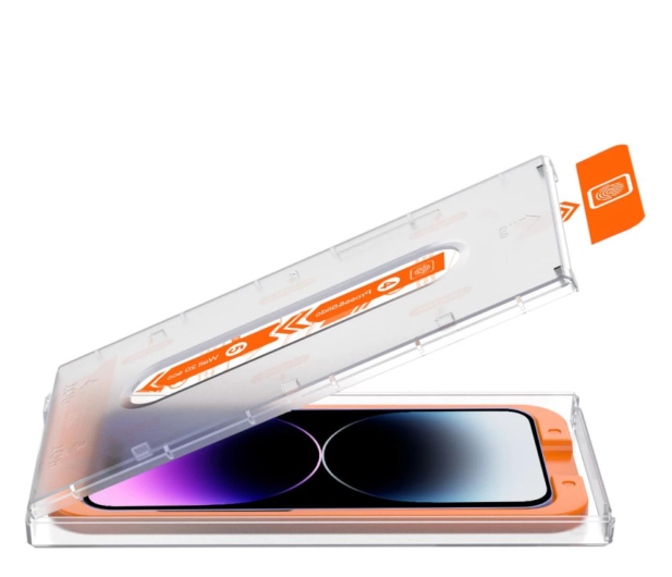 Mobile Origin Privacy Screen Guard iPhone 15 Pro easy applicator 2pack - 1249003 - zdjęcie 3